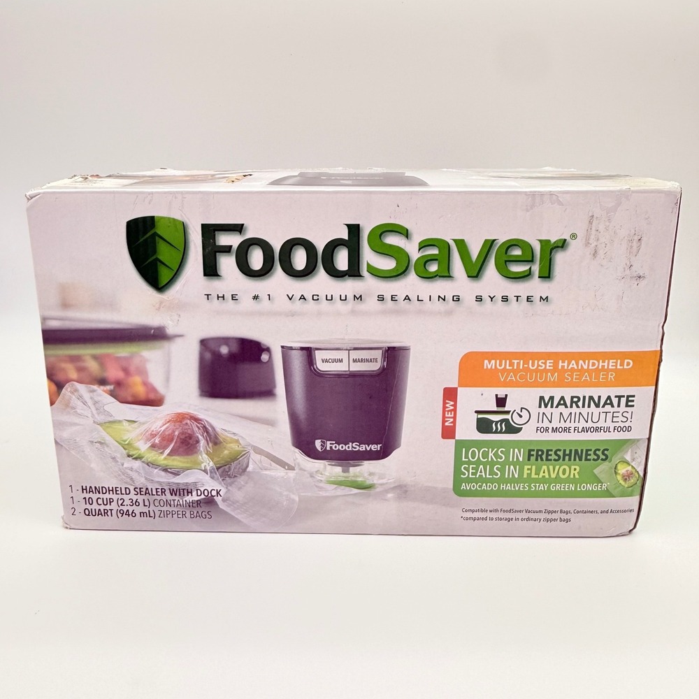FoodSaver Multi-Use Handheld Vacuum Sealer FS2110 with 10 Cup Container New